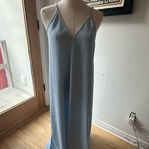 Zara Light Blue Slip Dress